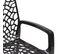 Chaise Design Anthracite Avec Accoudoirs Gruyer