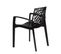 Chaise Design Anthracite Avec Accoudoirs Gruyer