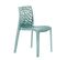 Chaise Design Bleu Ciel Dentelle