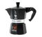 Cafetière Italienne Moka Express I Love Coffee 3 Tasses Noire