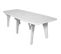 Table à Rallonge en résine - Lipari 2 - 180 X 250 X 90 Cm - Blanc