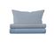 Parure De Lit Carl En Coton, Bleu - Drap De Lit 150x280 Cm, Drap Housse 90x195