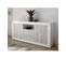 Buffet 2 Portes Battantes Et 2 Tiroirs -l184 Cm