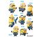 Stickers Les Minions 16 Personnages