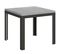 Table Extensible 90x90/180 Cm Linealibra Ciment Cadre Anthracite