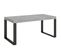 Table Extensible 90x180/284 Cm Tecno Ciment Cadre Anthracite