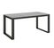 Table Extensible 90x180/284 Cm Tecno Evolution Ciment Cadre Anthracite