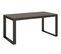 Table Extensible 90x180/284 Cm Tecno Evolution Noyer Cadre Anthracite