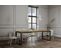 Table Extensible 90x180/440 Cm Tecno Evolution Chêne Nature Cadre Anthracite