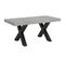 Table Extensible 90x180/284 Cm Traffic Ciment Cadre Anthracite