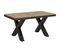 Table Extensible 90x160/264 Cm Traffic Evolution Chêne Nature Cadre Anthracite