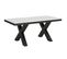 Table Extensible 90x180/284 Cm Traffic Evolution Frêne Blanc Cadre Anthracite