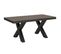 Table Extensible 90x180/284 Cm Traffic Evolution Noyer Cadre Anthracite