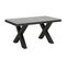 Table Extensible 90x160/420 Cm Traffic Evolution Ciment Cadre Anthracite