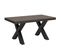 Table Extensible 90x160/420 Cm Traffic Evolution Noyer Cadre Anthracite