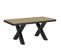 Table Extensible 90x180/440 Cm Traffic Evolution Chêne Nature Cadre Anthracite