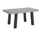 Table Extensible 90x160/420 Cm Bridge Ciment Cadre Anthracite