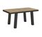 Table Extensible 90x160/264 Cm Bridge Evolution Chêne Nature Cadre Anthracite