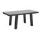 Table Extensible 90x180/284 Cm Bridge Evolution Ciment Cadre Anthracite