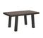 Table Extensible 90x160/420 Cm Bridge Evolution Noyer Cadre Anthracite