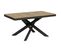 Table Extensible 90x160/264 Cm Volantis Evolution Chêne Nature Cadre Anthracite