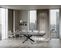 Table Extensible 90x180/284 Cm Volantis Evolution Frêne Blanc Cadre Anthracite