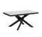 Table Extensible 90x160/420 Cm Volantis Evolution Frêne Blanc Cadre Anthracite