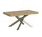 Table Extensible 90x160/264 Cm Volantis Chêne Nature Cadre 4/a