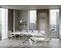 Table Extensible 90x180/284 Cm Volantis Frêne Blanc Cadre 4/a