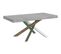 Table Extensible 90x180/440 Cm Volantis Ciment Cadre 4/a