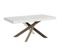 Table Extensible 90x180/284 Cm Volantis Frêne Blanc Cadre 4/c