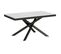 Table Extensible 90x160/264 Cm Famas Evolution Frêne Blanc Cadre Anthracite