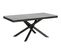 Table Extensible 90x180/284 Cm Famas Evolution Ciment Cadre Anthracite