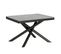 Table Extensible 90x120/380 Cm Famas Evolution Ciment Cadre Anthracite