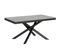 Table Extensible 90x160/420 Cm Famas Evolution Ciment Cadre Anthracite