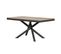 Table Extensible 90x180/440 Cm Famas Evolution Chêne Nature Cadre Anthracite