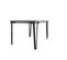 Table Extensible 90x130/234 Cm Rio Ciment Cadre Anthracite