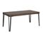 Table Extensible 90x180/284 Cm Rio Noyer Cadre Anthracite