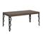 Table Extensible 90x180/284 Cm Karamay Noyer Cadre Anthracite