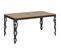 Table Extensible 90x160/264 Cm Karamay Evolution Chêne Nature Cadre Anthracite