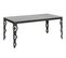 Table Extensible 90x180/284 Cm Karamay Evolution Ciment Cadre Anthracite