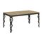 Table Extensible 90x160/420 Cm Karamay Evolution Chêne Nature Cadre Anthracite