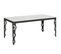 Table Extensible 90x180/440 Cm Karamay Evolution Frêne Blanc Cadre Anthracite