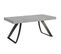 Table Extensible 90x180/284 Cm Proxy Ciment Cadre Anthracite