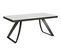 Table Extensible 90x180/284 Cm Proxy Evolution Frêne Blanc Cadre Anthracite