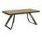 Table Extensible 90x180/284 Cm Proxy Evolution Chêne Nature Cadre Anthracite