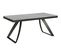 Table Extensible 90x180/284 Cm Proxy Evolution Ciment Cadre Anthracite