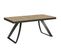 Table Extensible 90x180/440 Cm Proxy Evolution Chêne Nature Cadre Anthracite