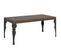 Table Extensible 90x180/284 Cm Paxon Noyer Cadre Anthracite