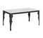 Table Extensible 90x160/264 Cm Paxon Evolution Frêne Blanc Cadre Anthracite